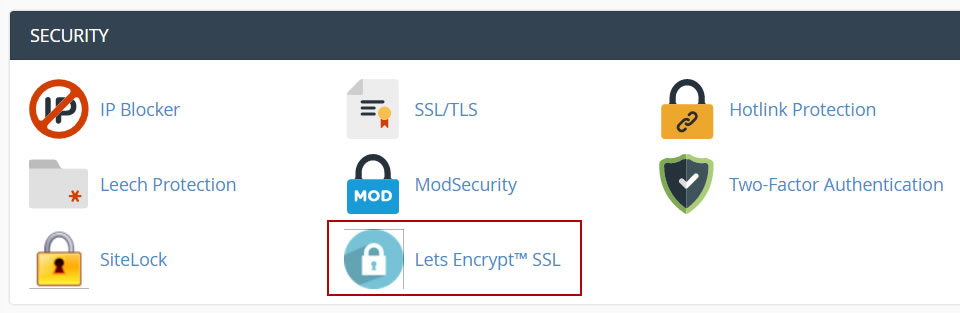 cPanel 的 Lets Encrypt SSL